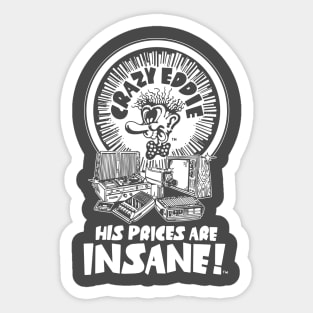 Crazy Eddie - Dark Sticker